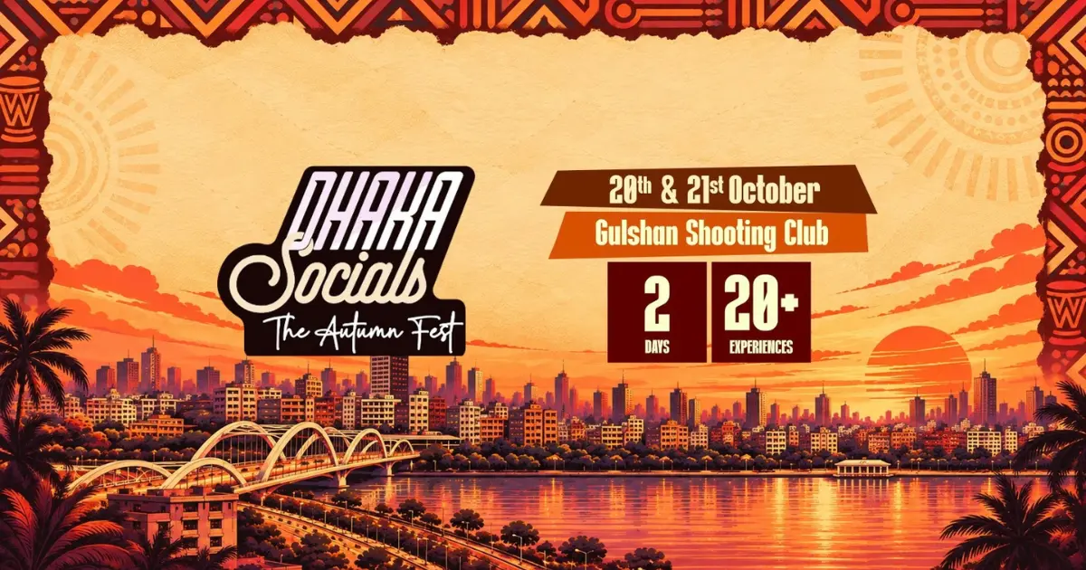 Poster for Dhaka Socials – The Autumn Fest 2026