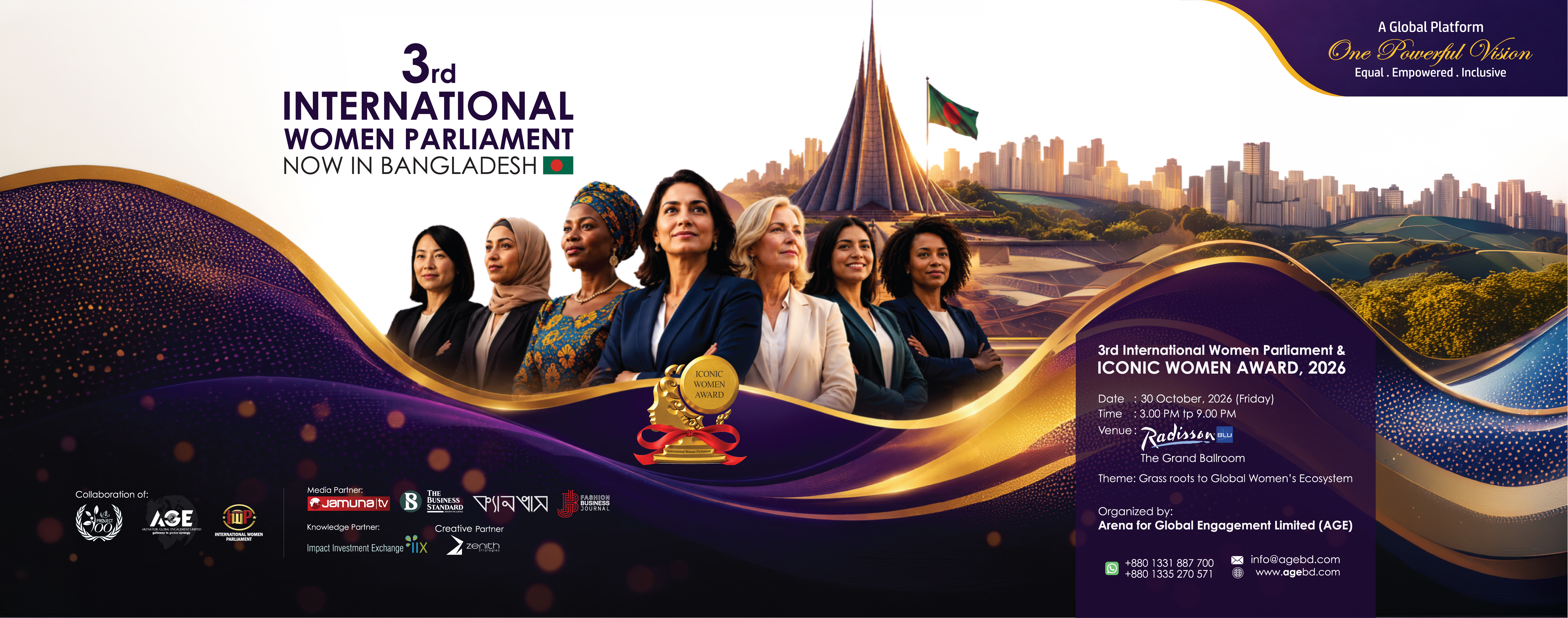 3rd International Women Parliament & Iconic Women Awards 2026