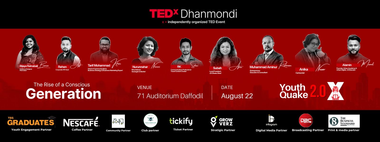 TEDxDhanmondi Youth Quake 2.0
